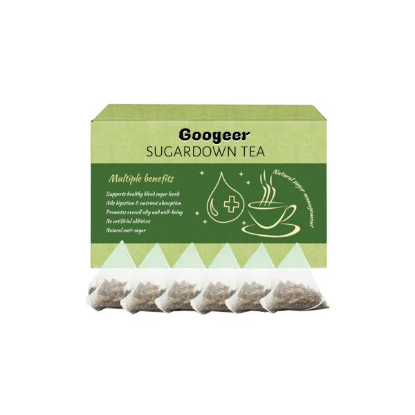 Googeer Sugardown Tea, Relieve Thirst Blurred Vision Body Fatigue Wound Repair Sugar Soothing Tea Bag